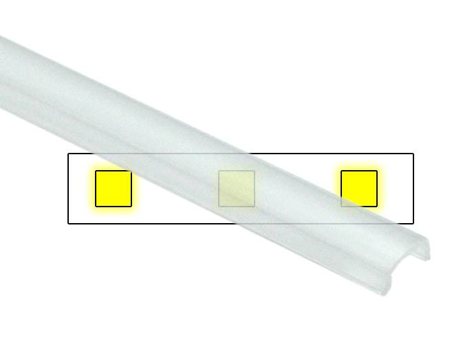 Klosz PEN8 I mleczny 1m
