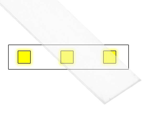 Klosz A wsuwany transparentny 1m