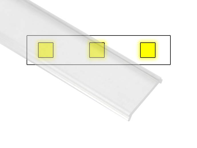 Klosz C2 klik transparentny 2m slim