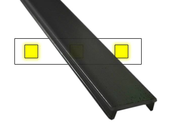 Klosz C klik czarny 2m surface