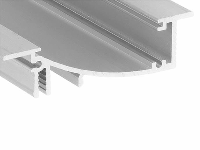 Profil FLAT8 surowe aluminium 2m