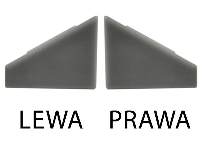 Zaślepka z otworem CORNER10 gen2 biała