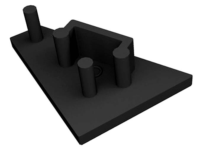 Zaślepka CORNER10 gen2 czarna