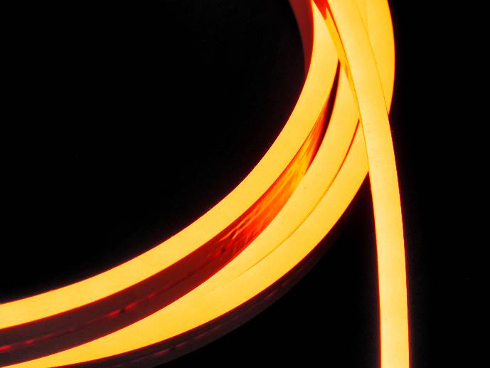 neon LED Flex cięty co 2,5cm Żółty 1m