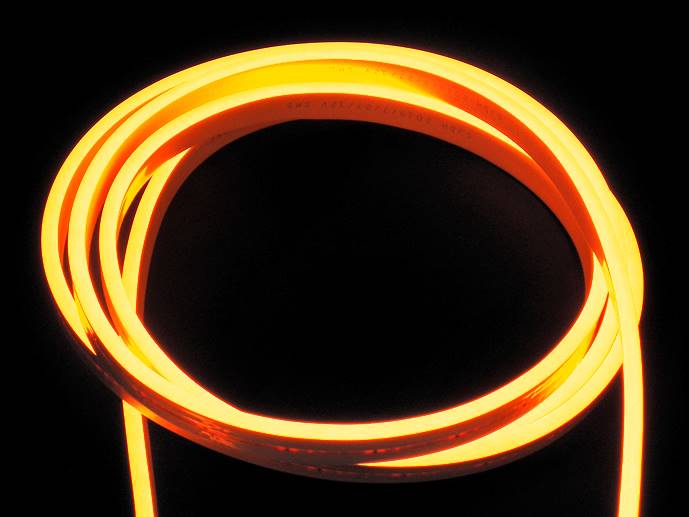 neon LED Flex cięty co 2,5cm Żółty 1m