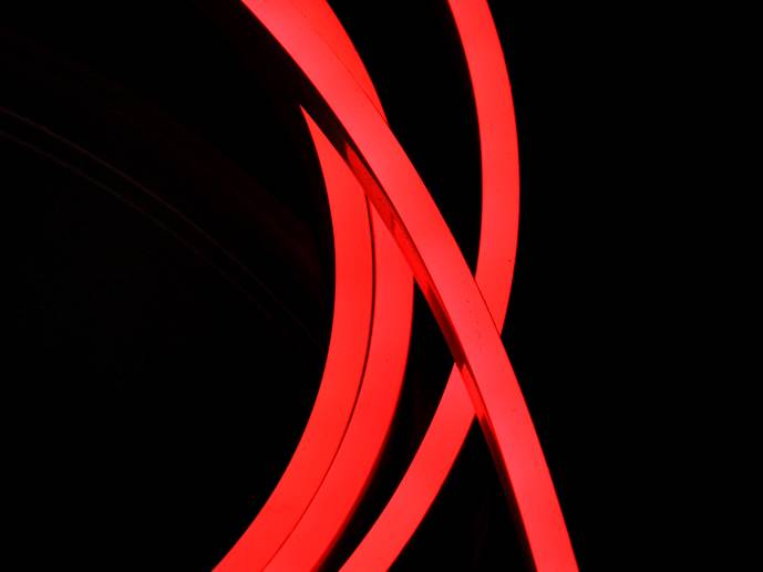 neon LED Flex cięty co 2,5cm Czerwony 1m