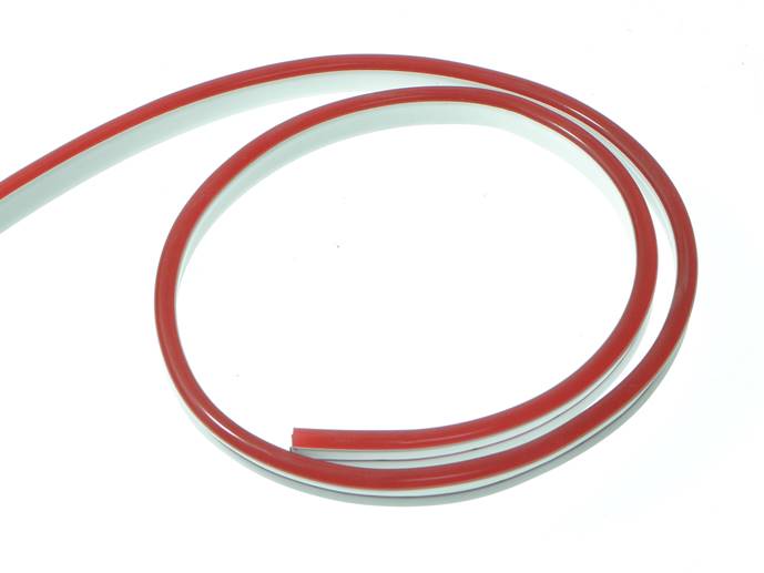 neon LED Flex cięty co 2,5cm Czerwony 1m