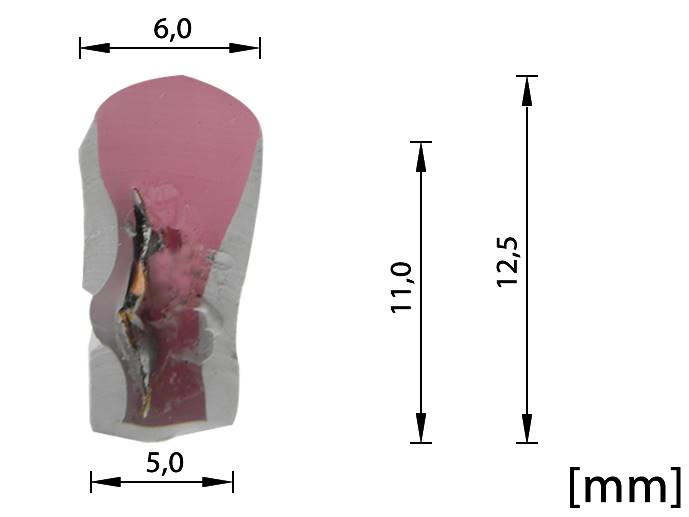 neon LED Flex cięty co 2,5cm Różowy 1m