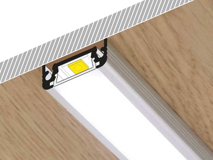 Profil SURFACE10 biały 2m