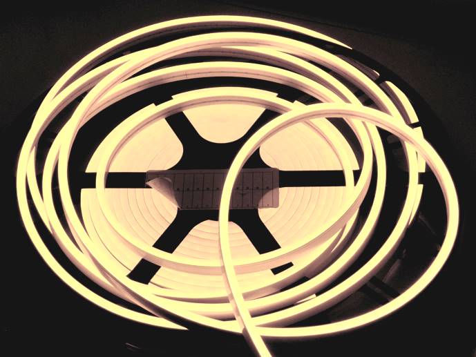 neon LED Flex cięty co 1cm Biały ciepły 1m