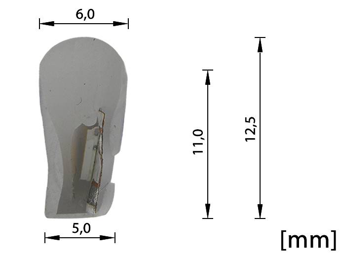 neon LED Flex cięty co 1cm Biały ciepły 1m