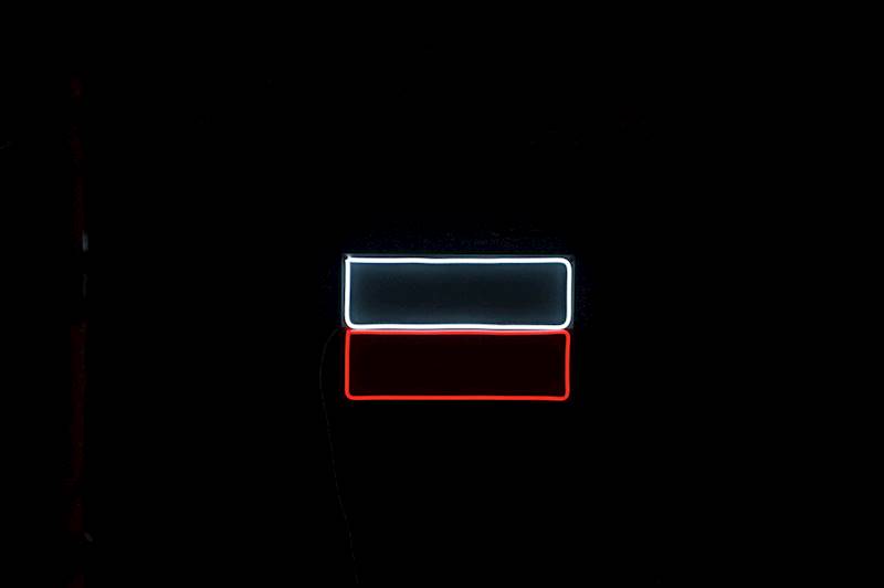neon flaga Polska 35x26 cm 