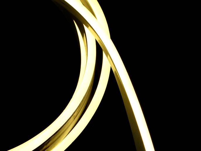 neon LED Flex cięty co 2,5cm Biały ciepły 1m