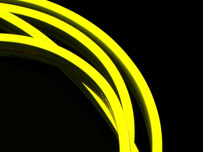 neon LED Flex cięty co 2,5cm Cytrynowy 1m
