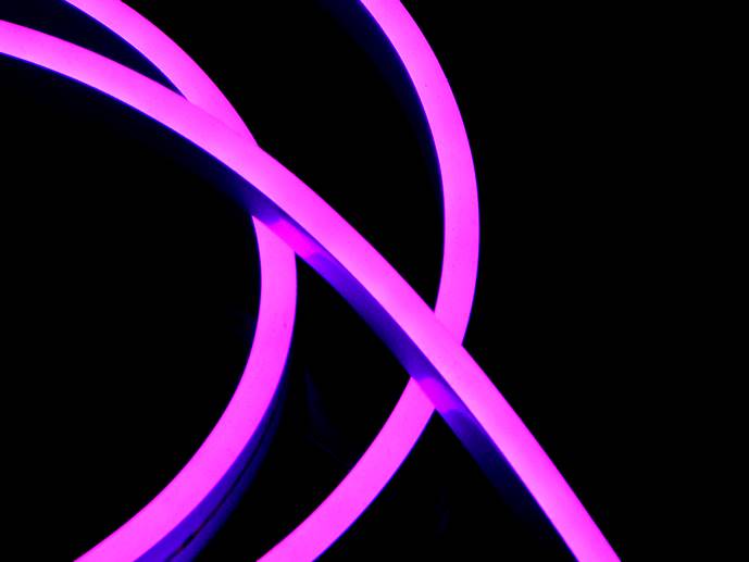 neon LED Flex cięty co 2,5cm Fioletowy 1m