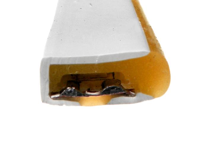 neon LED Flex cięty co 2,5cm Pomarańczowy 1m