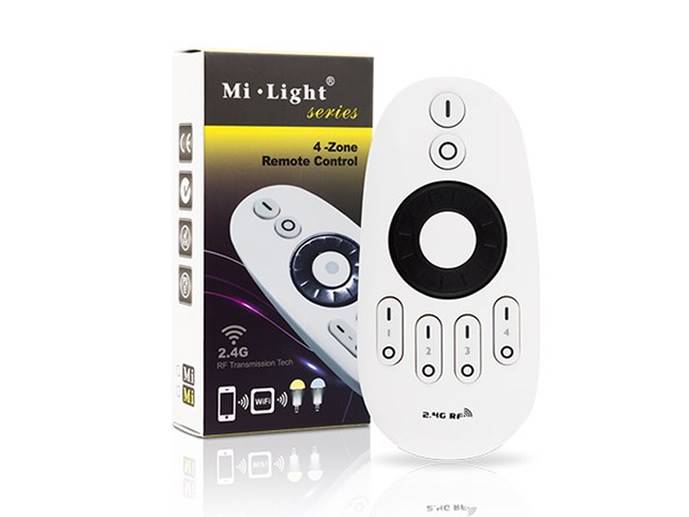 Mi-Light pilot dwukanałowy CCT 4-strefowy FUT006