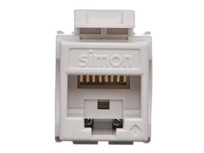 Wkład gniazda RJ45 kat. 5e, UTP, biały