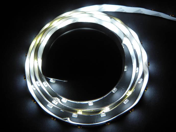 Taśma LED SMD2835 60/m biała zimna 1m