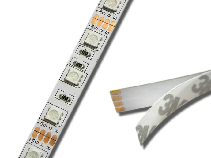 Ekonomiczna taśma LED SMD5050 60/m RGB 1m