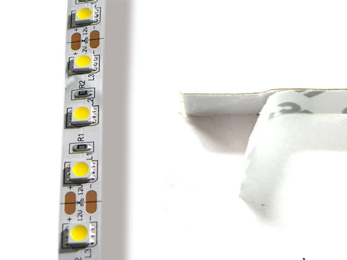 Ekonomiczna taśma LED SMD5050 60/m ciepła 1m