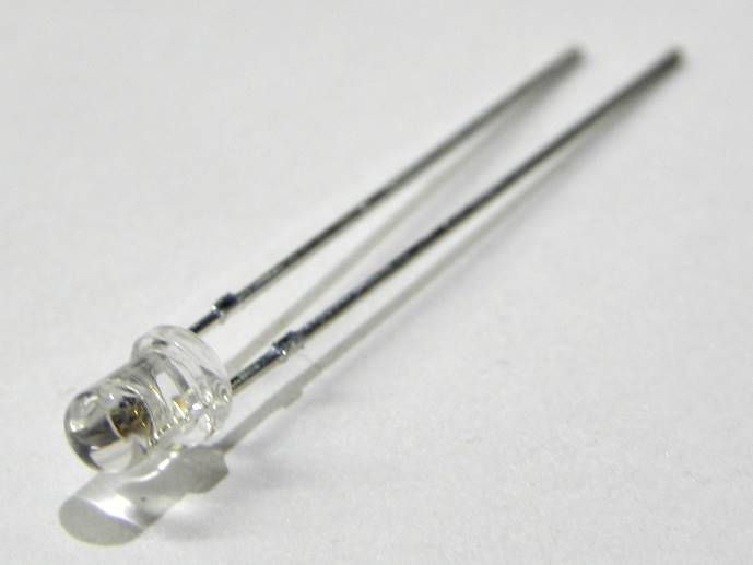 Dioda LED 3mm niebieska matowa 