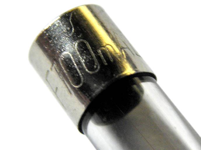 Bezpiecznik 20mm 0,1A CE 1szt
