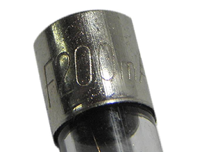 Bezpiecznik 20mm 0,2A CE 10 szt