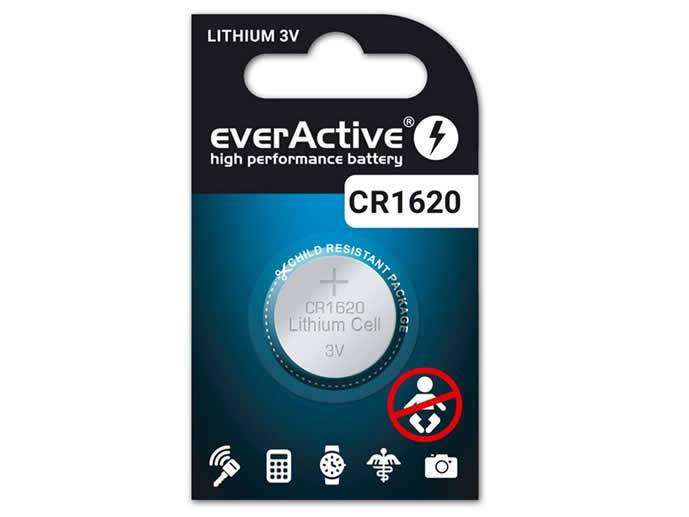 Bateria litowa CR-1620 everActive 1szt