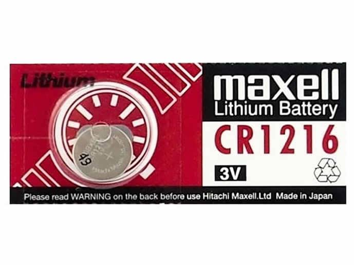 Bateria litowa CR-1216 maxell 1szt