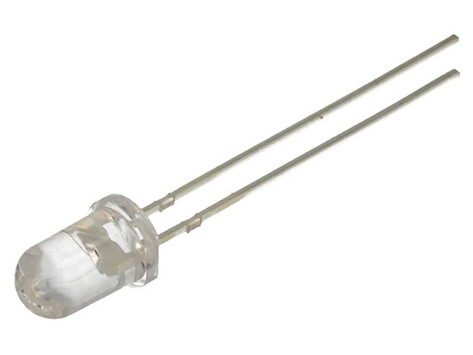 Dioda LED 5mm czerwona clear