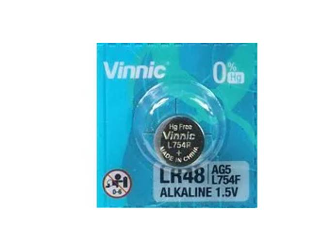 Bateria alkaliczna AG5  L754F VINNIC 1szt