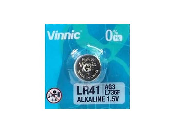 Bateria alkaliczna AG3  L736F VINNIC 1szt