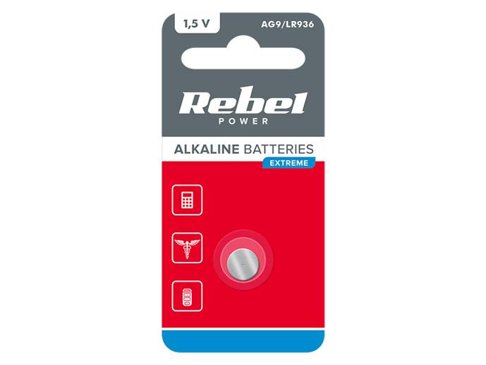 Bateria alkaliczna AG9 LR936 Rebel 1szt