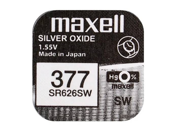 Bateria srebrowa AG4 /SG4 SR626 377F maxell 1szt