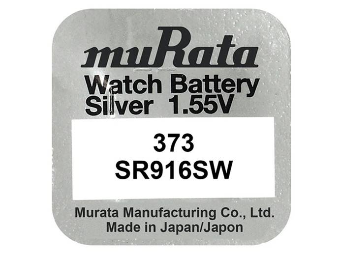 Bateria srebrowa 373 SR916SW muRata 1szt