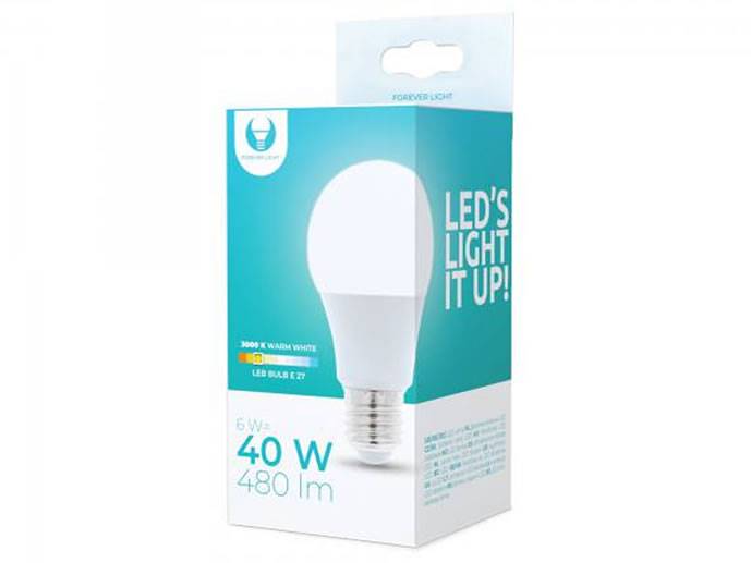 Żarówka LED E27 A60 b.ciepła 6W