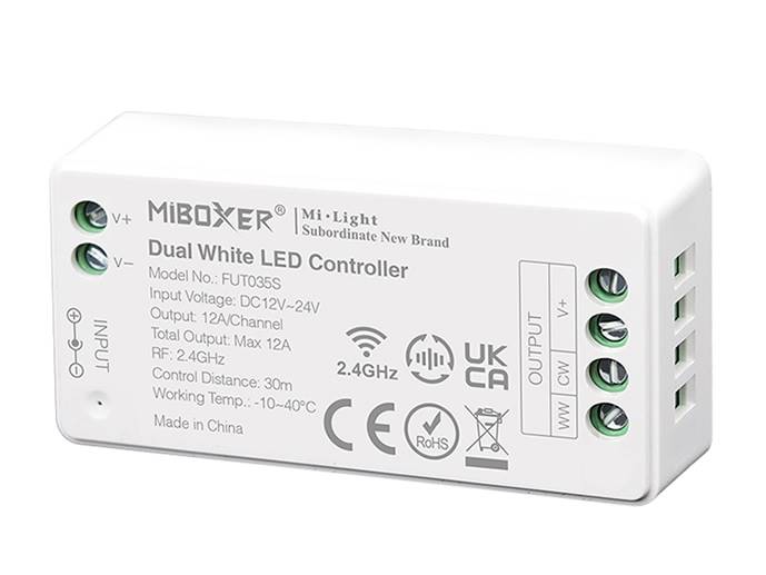 Ściemniacz dwukanałowy LED 144W-CCT FUT035S