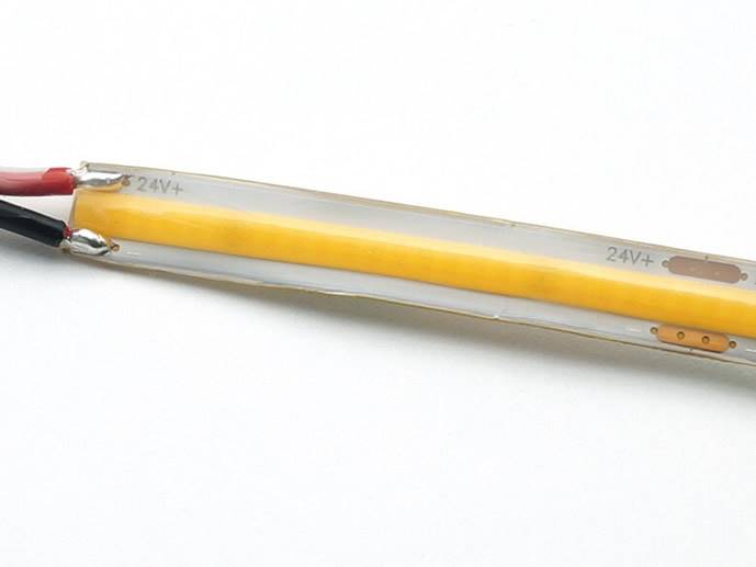 Taśma COB 24V IP67  11w/m biała dzienna 1m