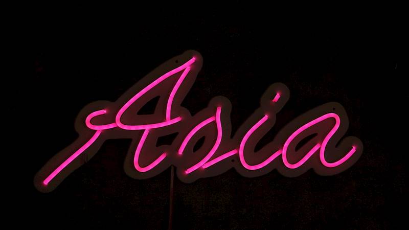 neon Asia 46x20cm