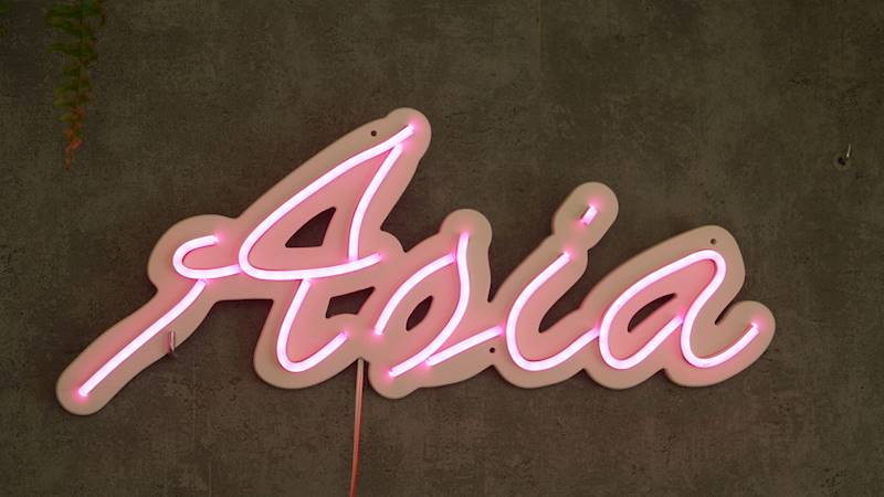 neon Asia 46x20cm