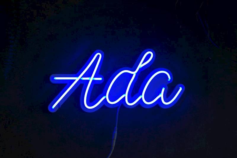 neon Ada  40x19cm