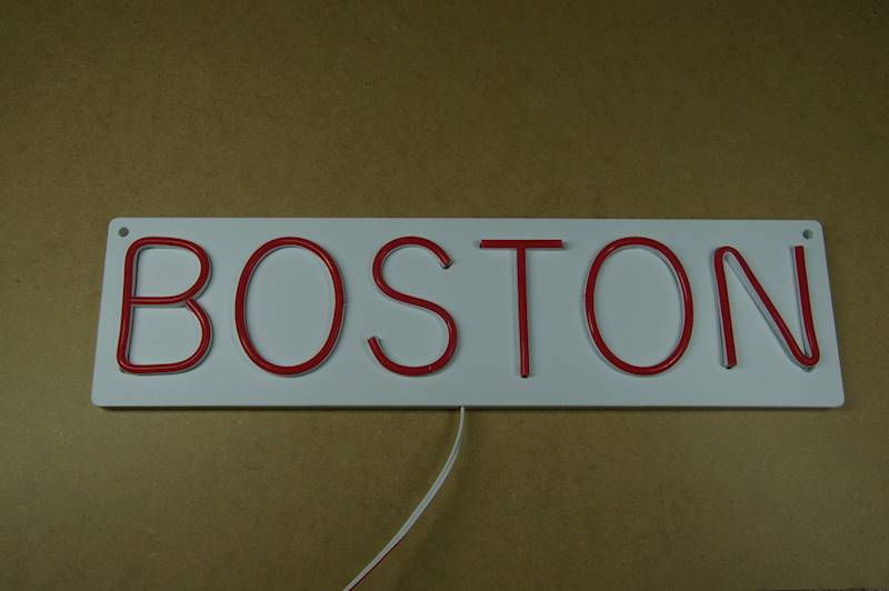 neon BOSTON 45x12cm