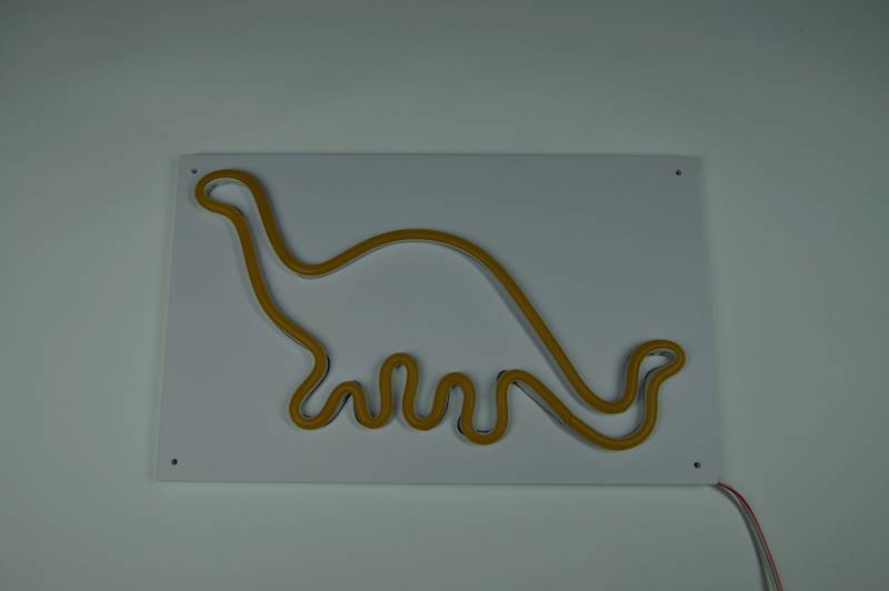 neon Dinozaur duży  29x18cm