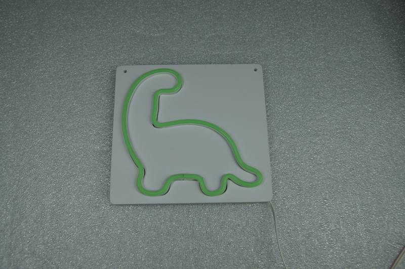 neon Dinozaur mały 18x17cm