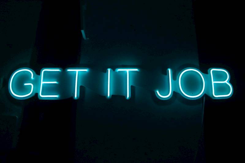 neon Get it job 95x14 cm 