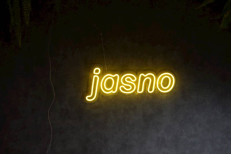 neon jasno 49x19 cm