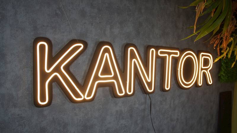 neon Kantor 143x30 cm 