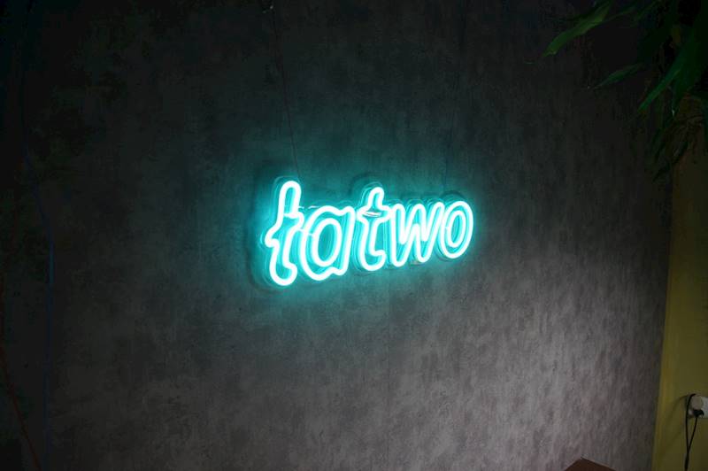 neon łatwo 48x16 cm