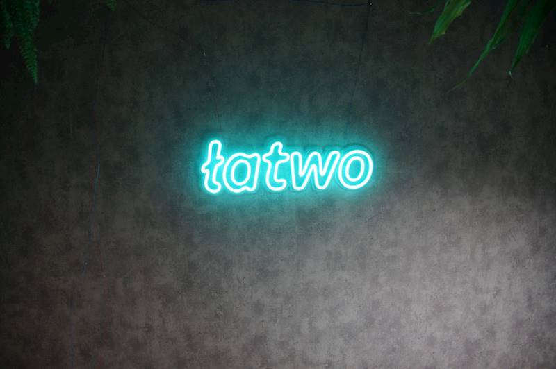 neon łatwo 48x16 cm